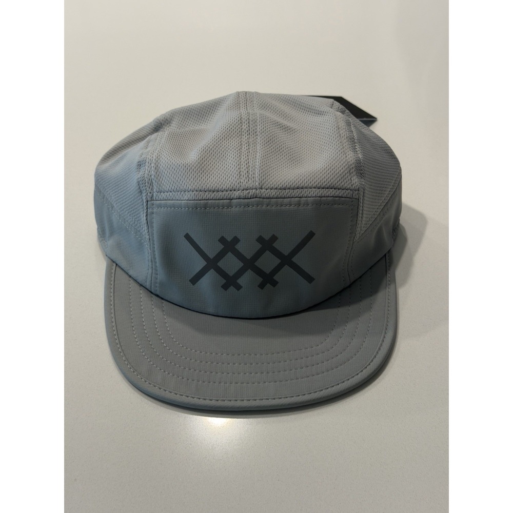 Rhone Extra Mile Run Hat Smoke 101983-050-OS Mens Gray 5 Panel Adjustable NWT